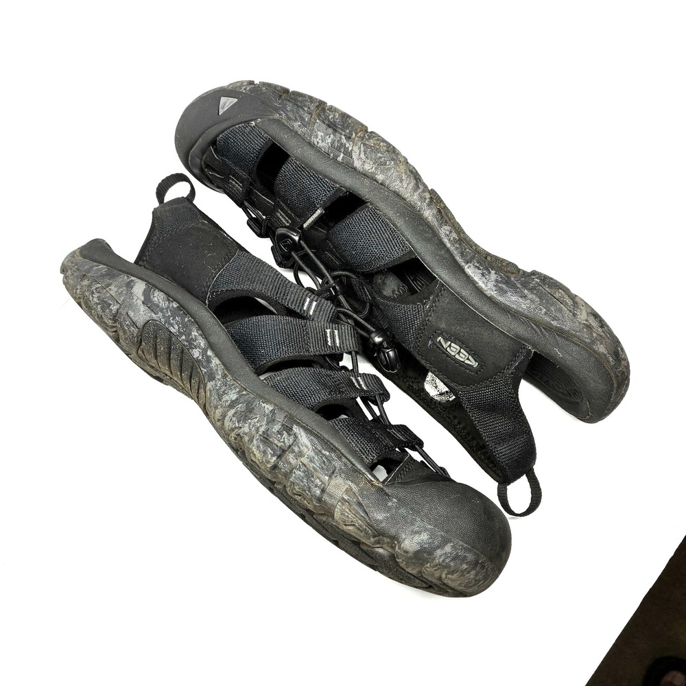 KEEN Newport H2 Black Waterproof Hybrid Sandal Water Shoes Mens 12 Trail Hiking - Picture 4 of 10